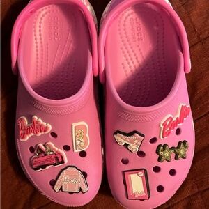Girls Barbie crocs